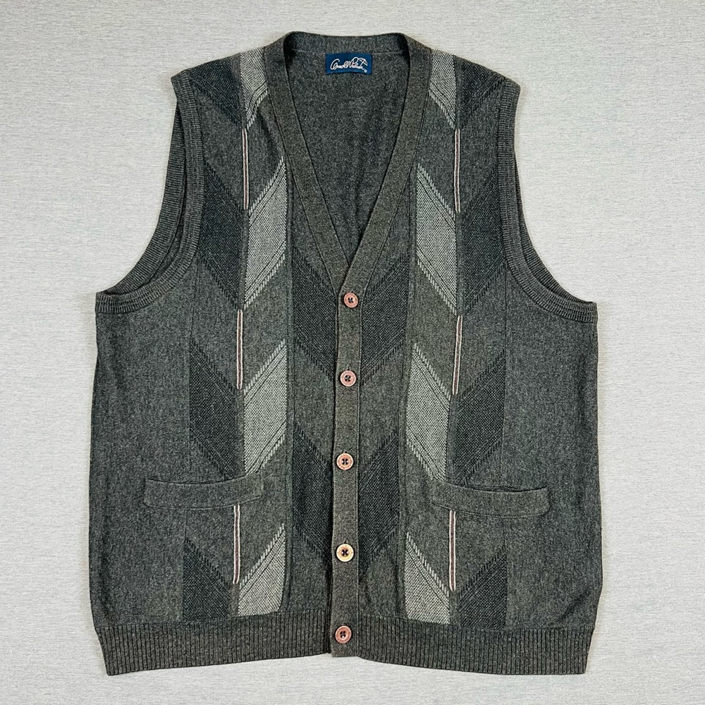 Arnold Palmer Gray knit Sweater Vest